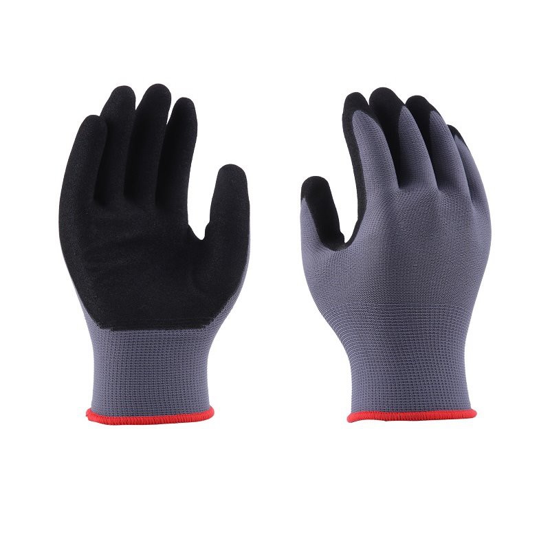 Γάντια με επικάλυψη νιτριλίου Spandex 15gauge